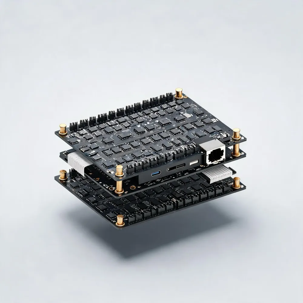 BCI-128 128-channel EEG board render